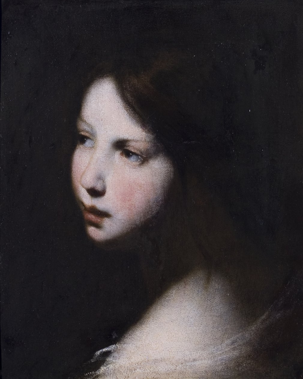 Bir Kızın Başı, c.1640 by Francesco Furini