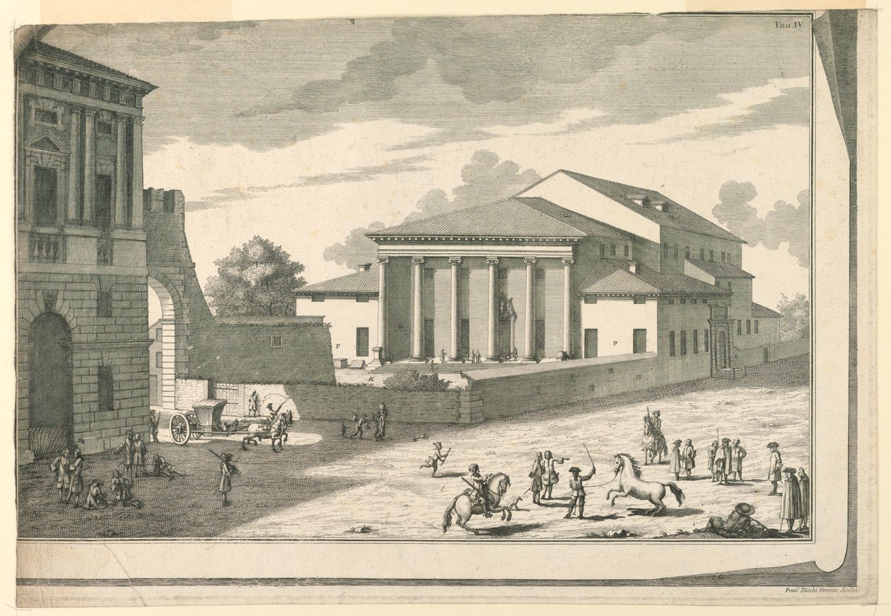 Dış Mekan, Teatro Filarmonico, Verona by Francesco Galli Bibiena