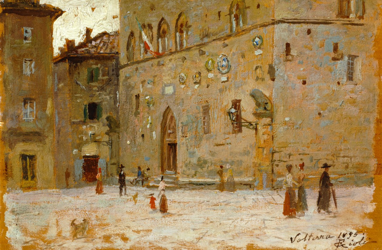 Francesco Gioli (1846-1922) tarafından Volterra