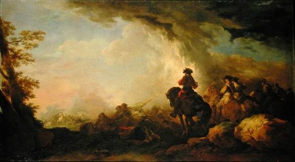 Savaş (tuval üzerine yağlı boya) by Francesco Giuseppe Casanova
