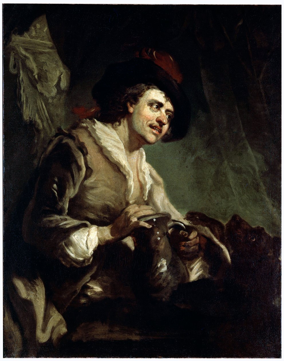 Sürahili adam, 18. yüzyıl by Francesco Giuseppe Casanova