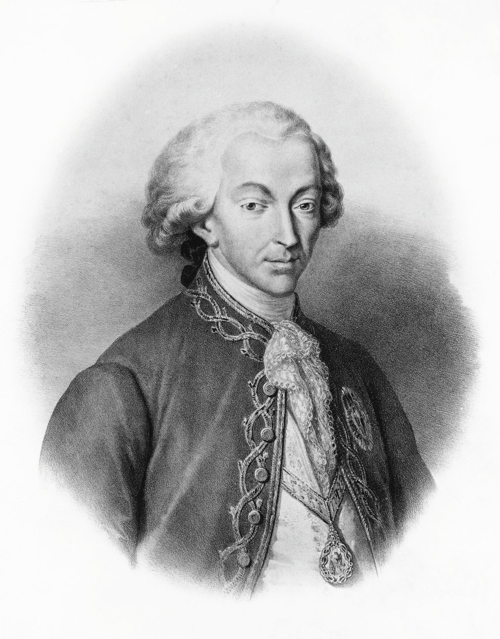 Sardunya Kralı Savoy'lu Carlo Emanuele IV'ün (1751-1819) portresi by Francesco Gonin
