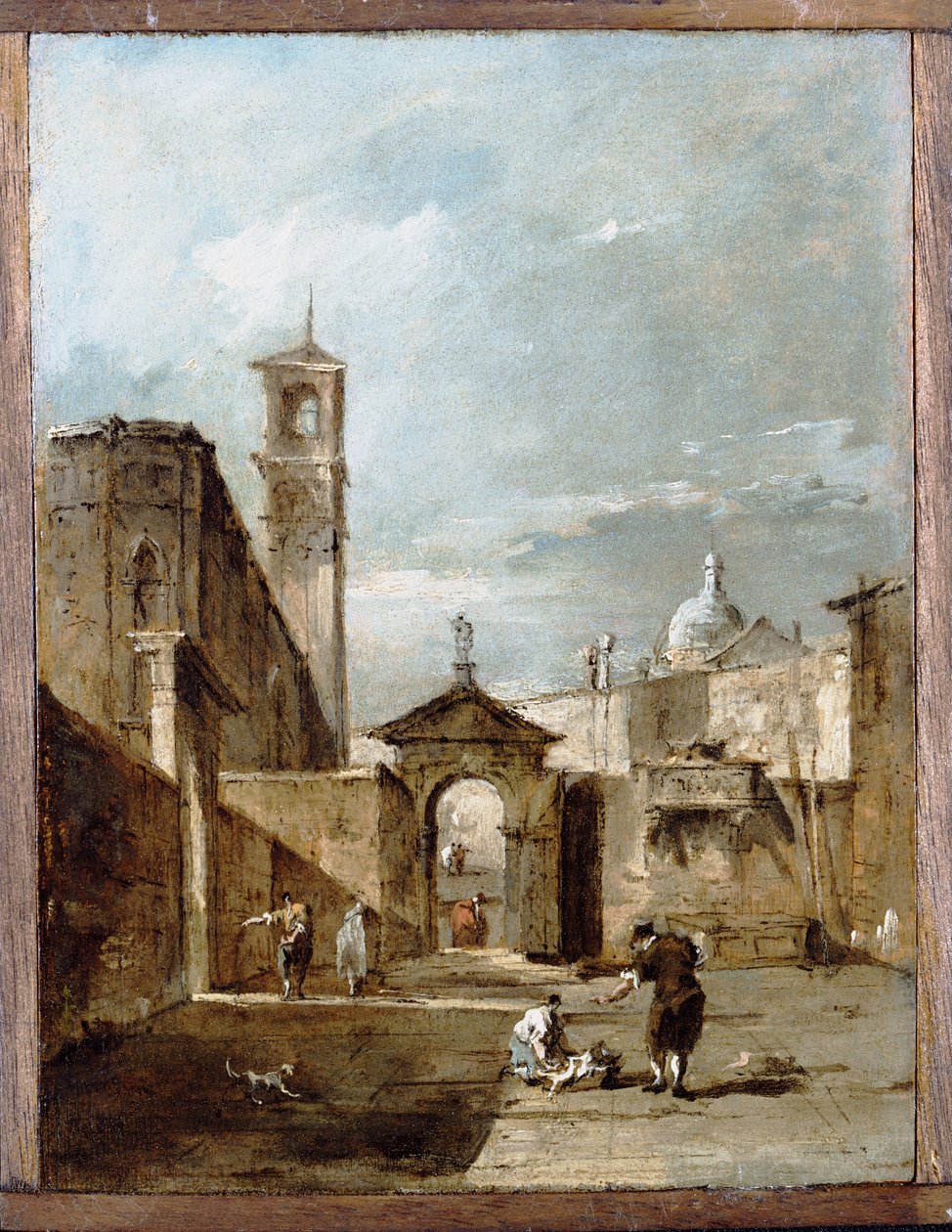 Ötesinde Kilise Olan Bir Venedik Campo