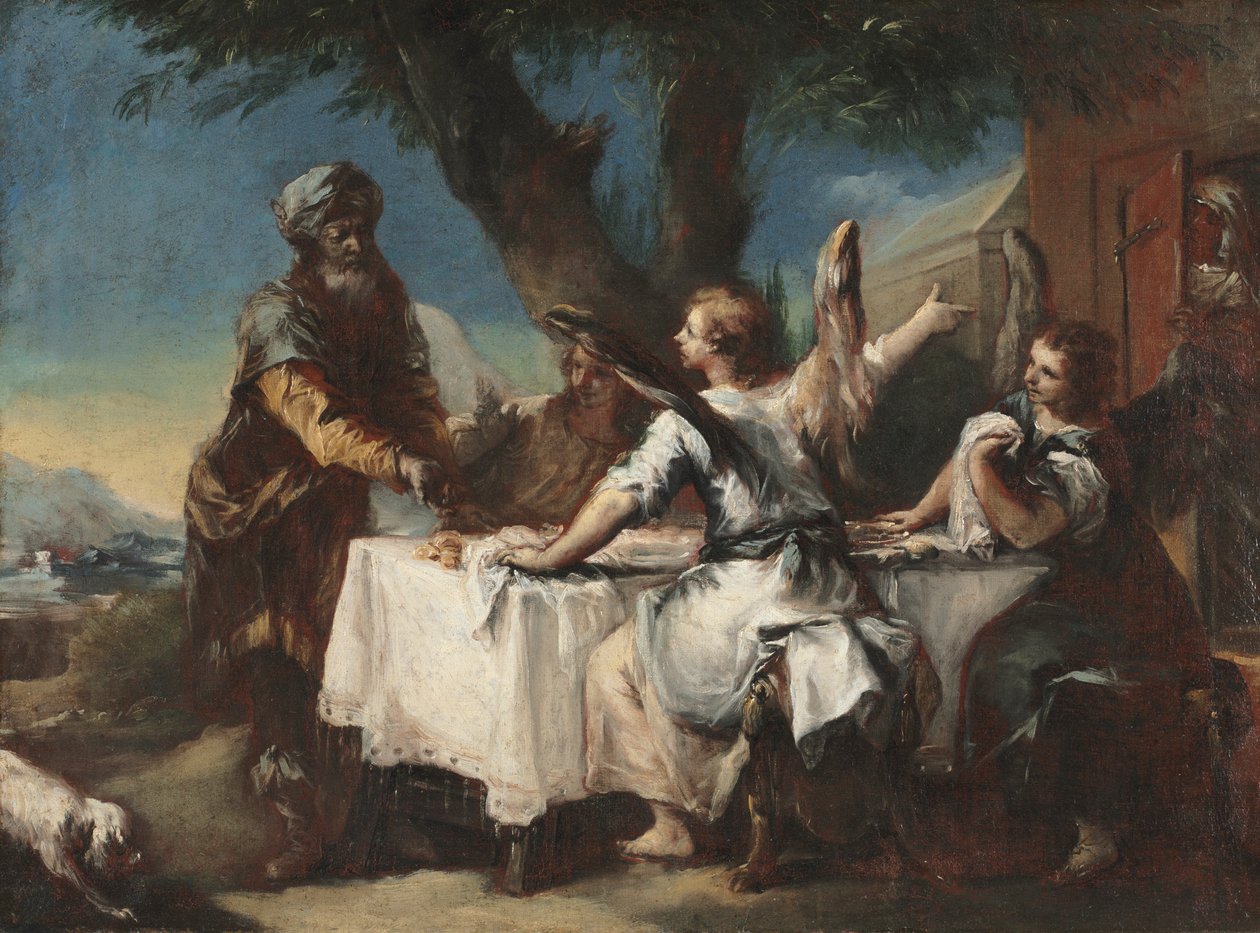 İbrahim Üç Meleği Karşılarken, 1750