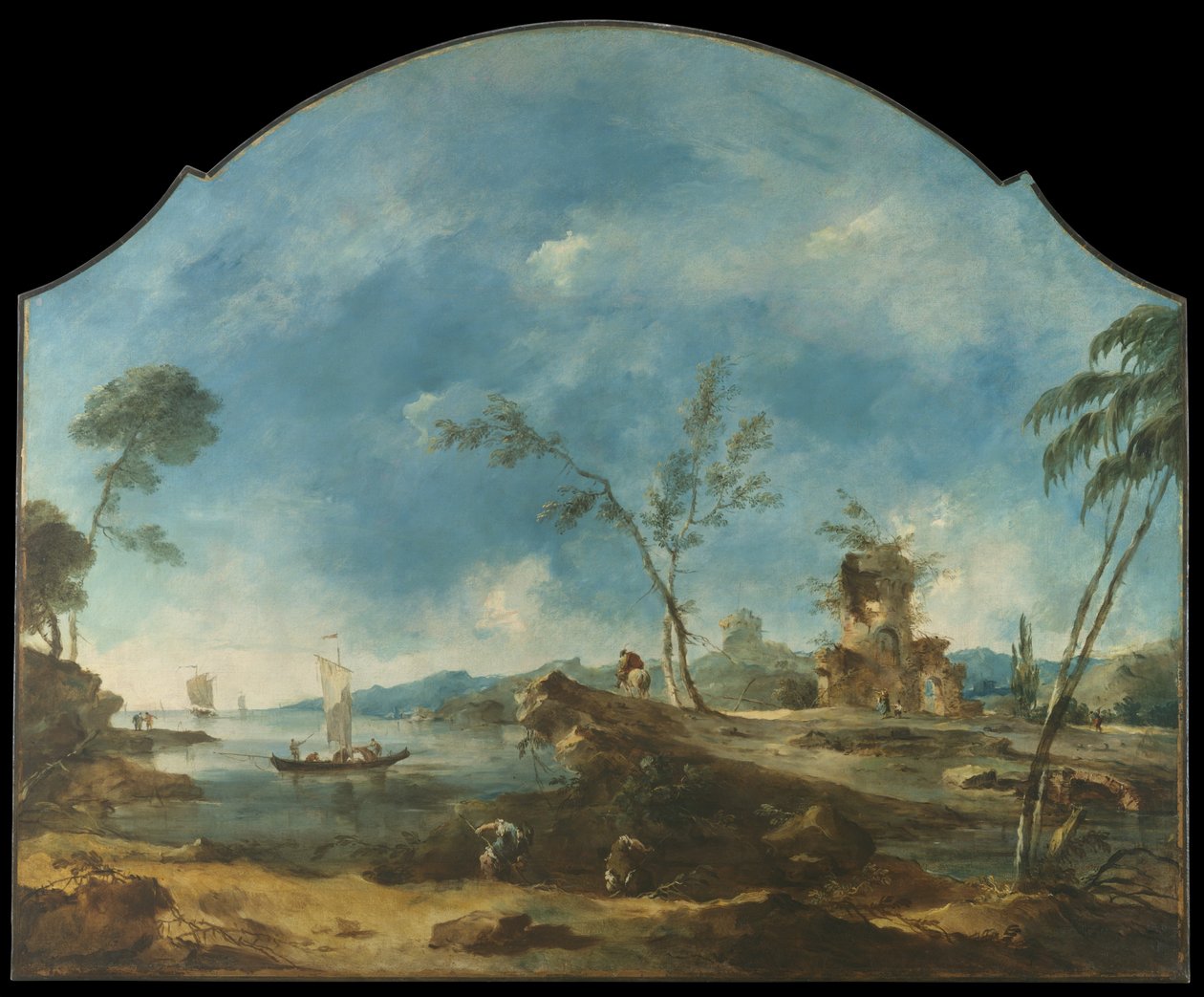 Fantastik Manzara, c.1765 by Francesco Guardi