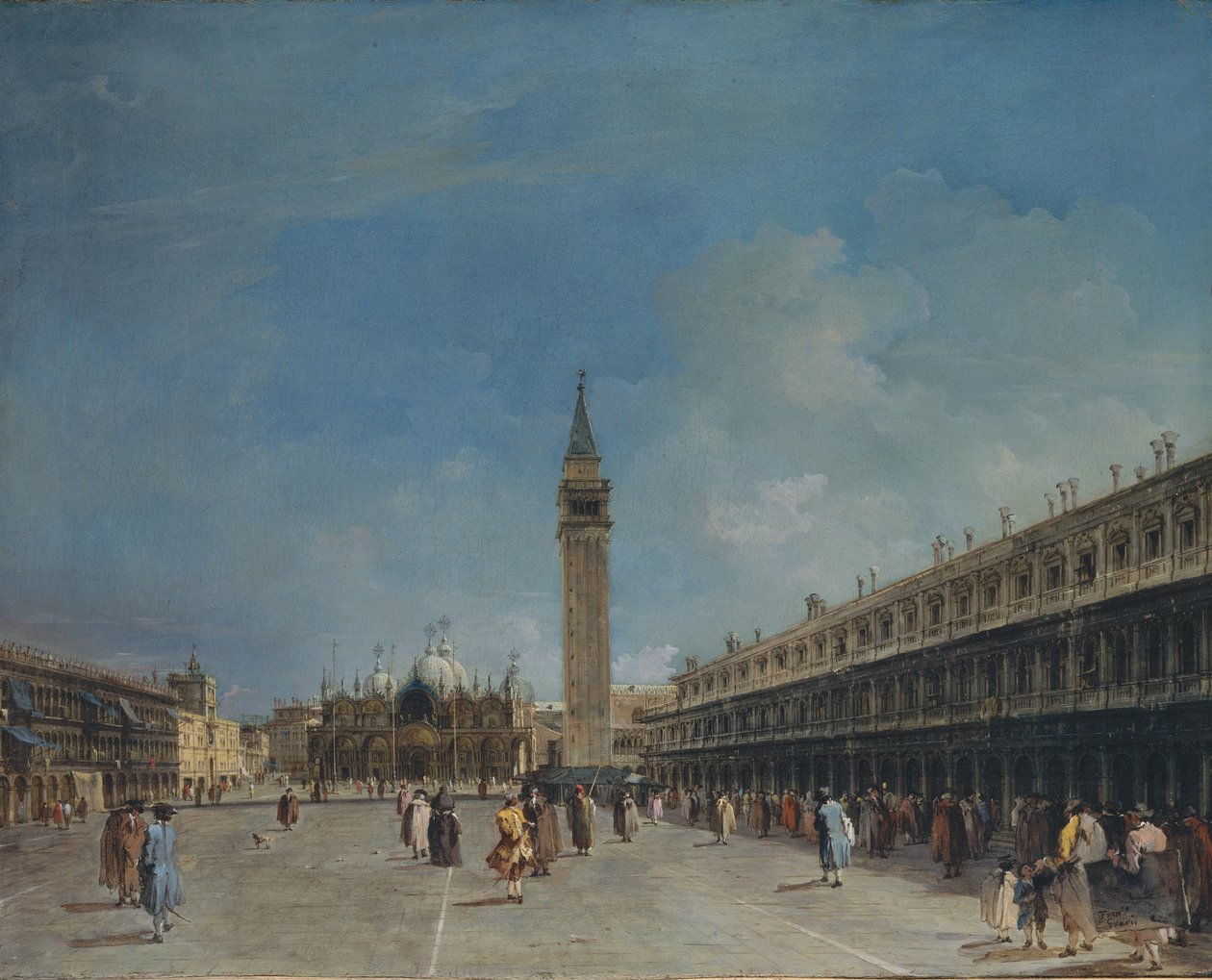 San Marco Meydanı, 1760 by Francesco Guardi