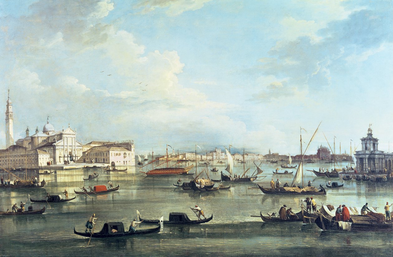 San Marco Havzası by Francesco Guardi