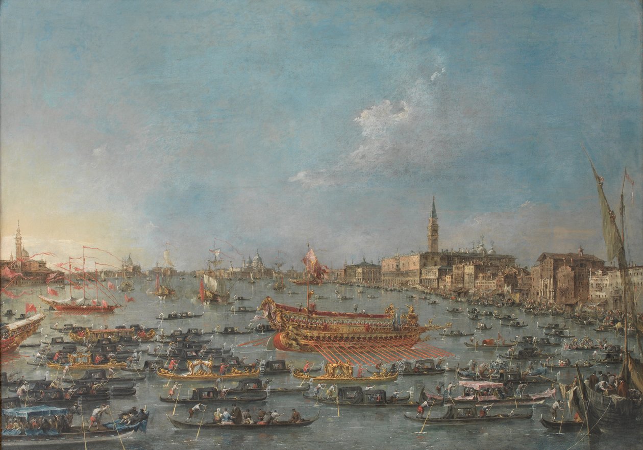 Venedik Bucintoro Festivali by Francesco Guardi