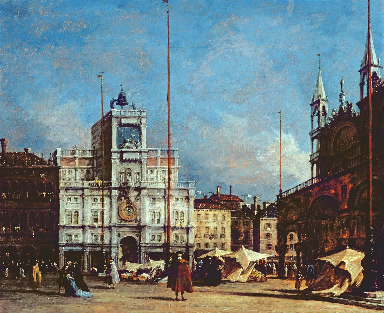 Saat Kulesi, Venedik, c.1760 by Francesco Guardi