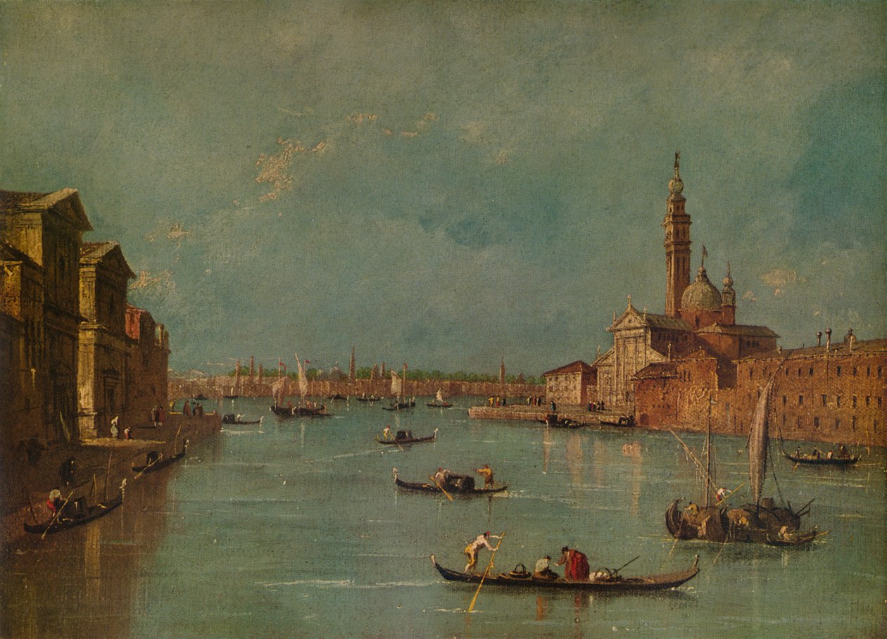 San Giorgio Adası, Venedik, c1770, 1938 by Francesco Guardi