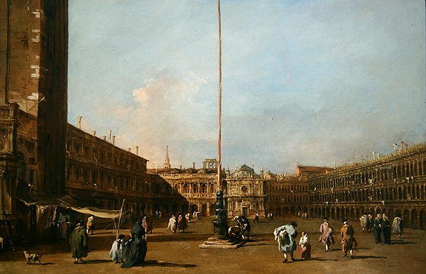 Piazza San Marco, Venedik by Francesco Guardi