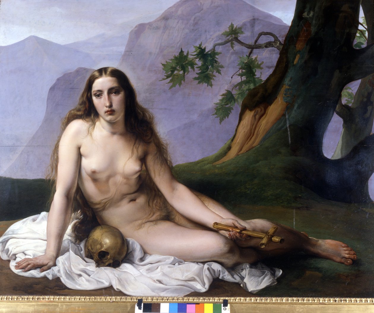 Francesco Hayez (1791 - 1882). Tövbekar Madeleine (Vanite). 1833. Milano, Modern Sanat Galerisi. by Francesco Hayez