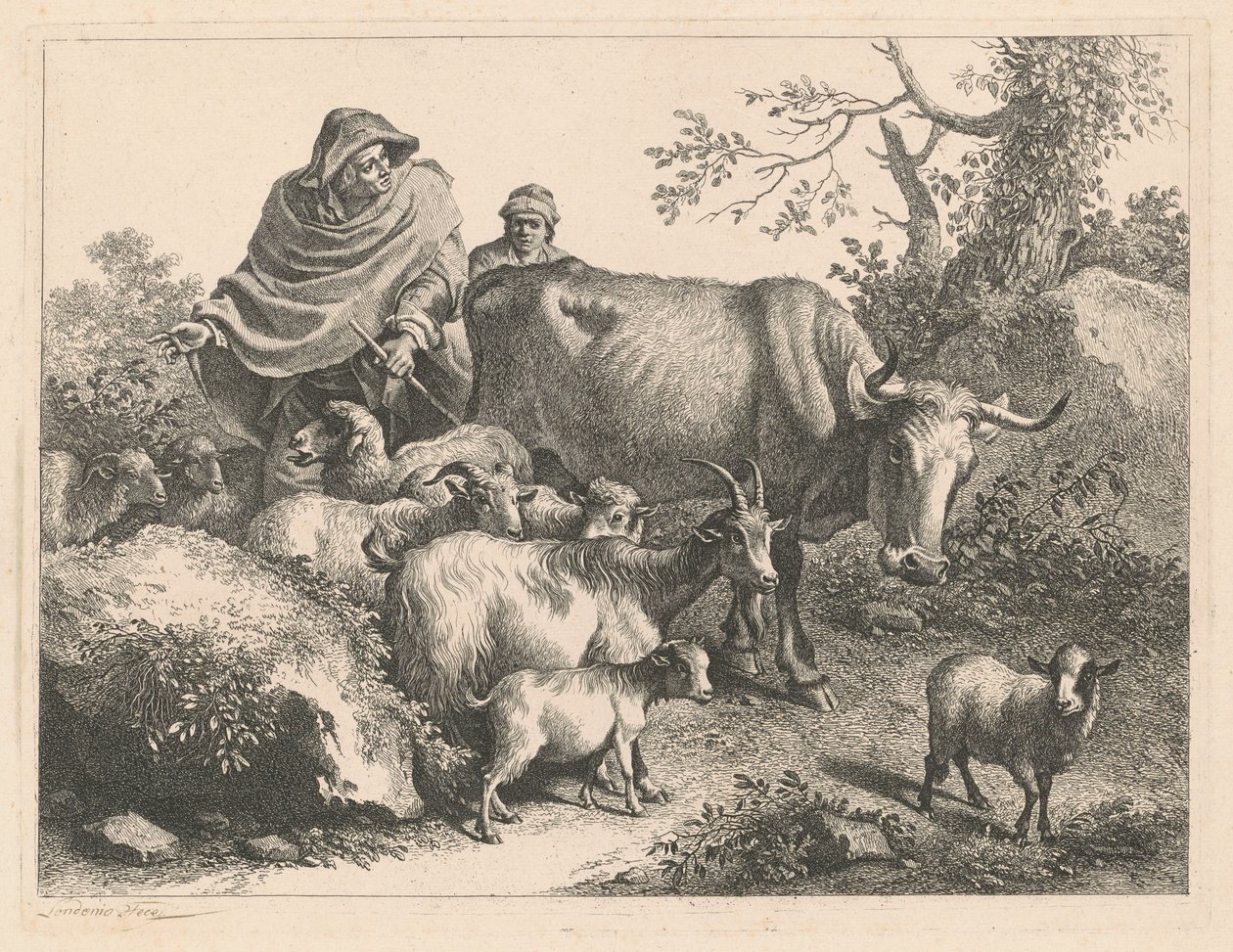 Pelerinli Çoban Sürüsü Sürerken, 1776