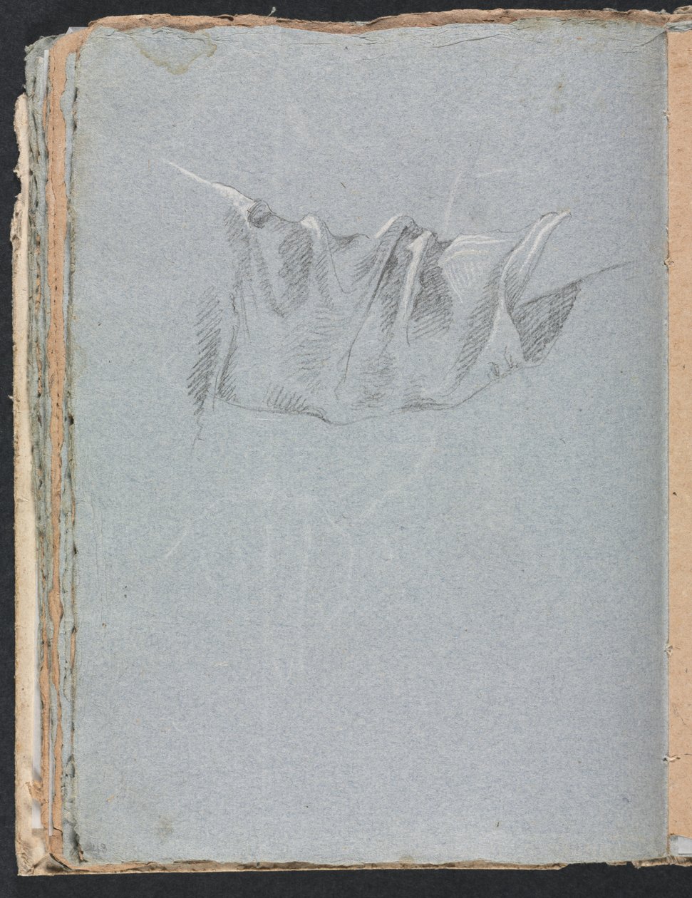 Verona Sketchbook: Perdelik çalışma sayfası 48, 1760. by Francesco Lorenzi
