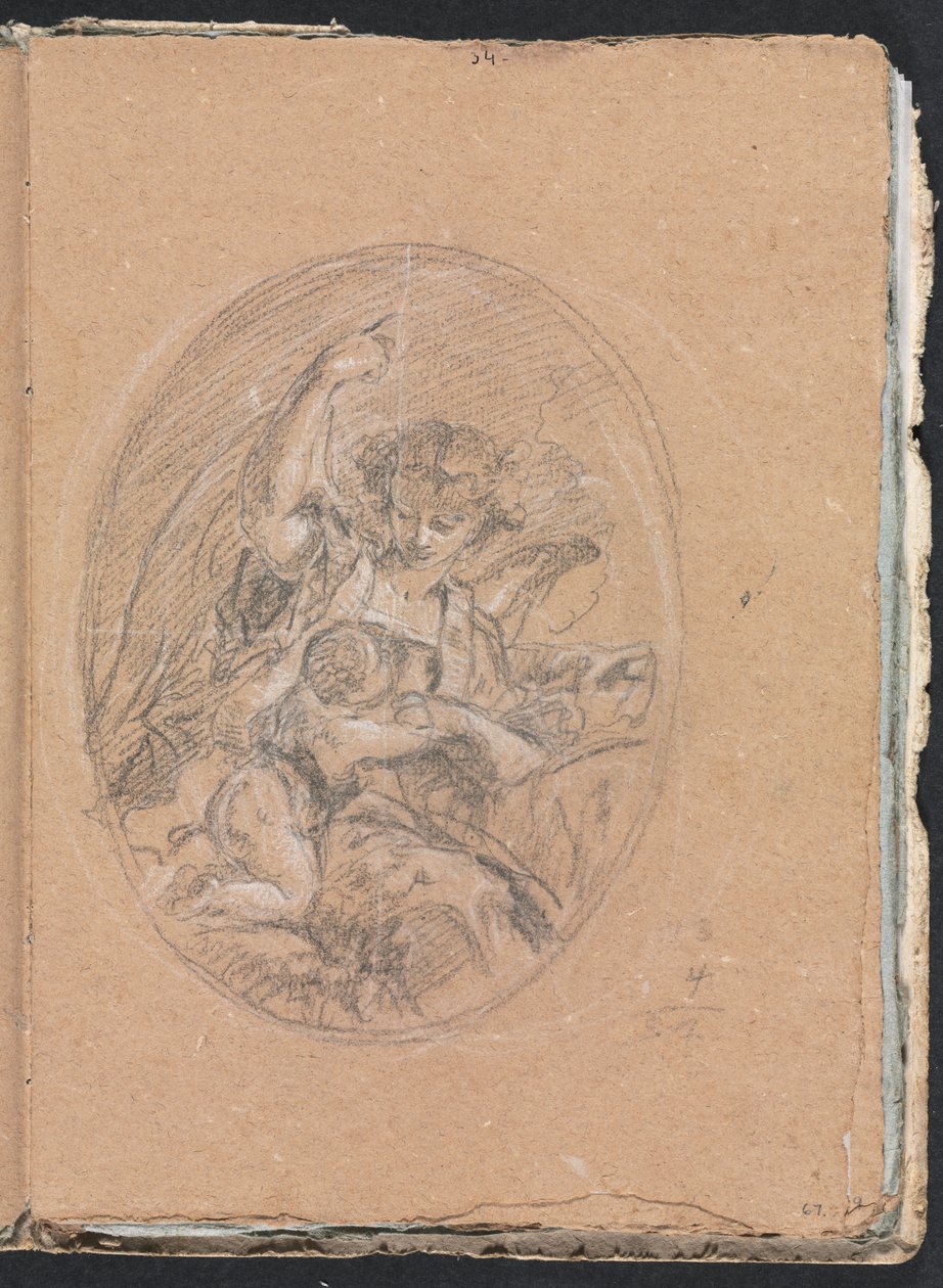 Verona Sketchbook: Yuvarlak sayfa 67, 1760