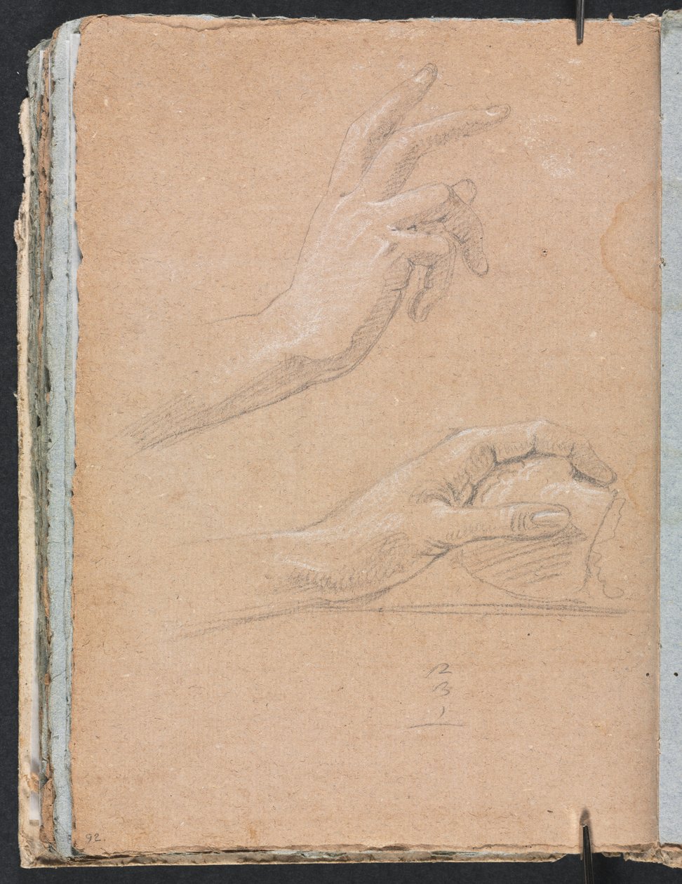 Verona Sketchbook: Eller sayfa 92, 1760. by Francesco Lorenzi