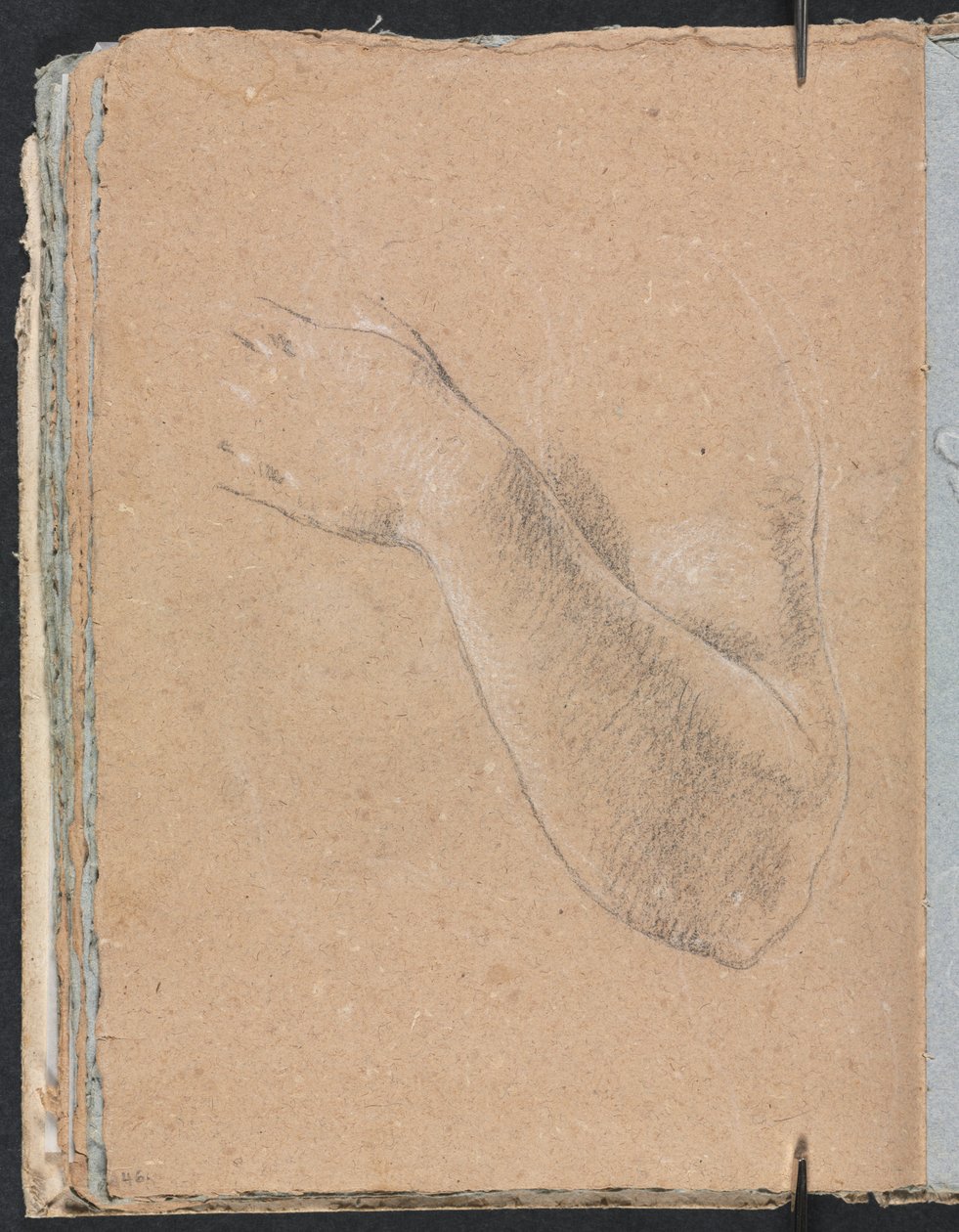 Verona Sketchbook: Sol kol ve el sayfası 46, 1760. by Francesco Lorenzi