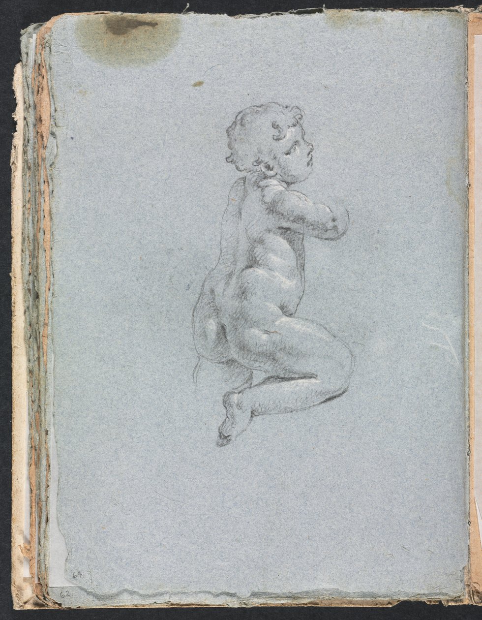 Verona Sketchbook: Putto profile (sayfa 64) by Francesco Lorenzi