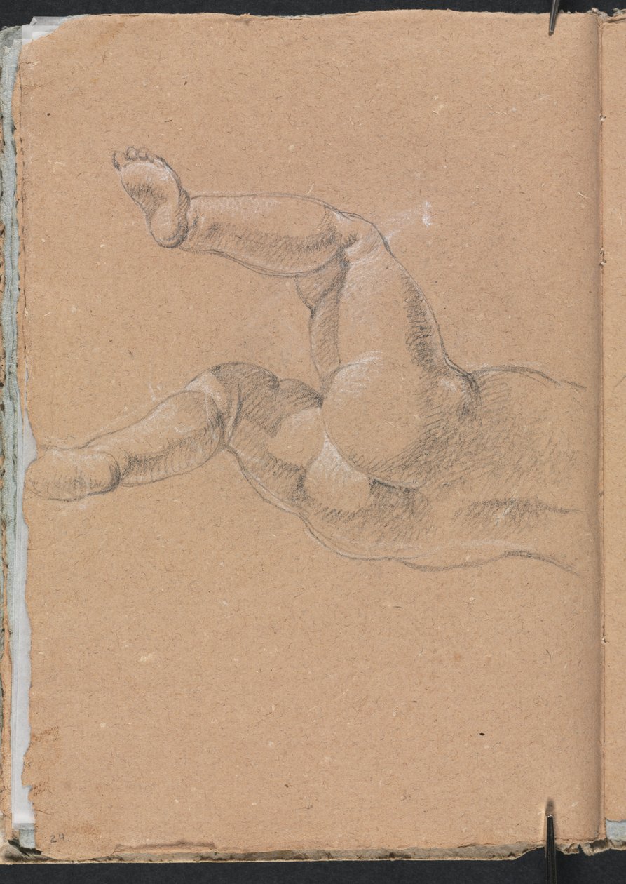 Verona Sketchbook: Gövde sayfasının alt yarısı, 24, 1760. by Francesco Lorenzi