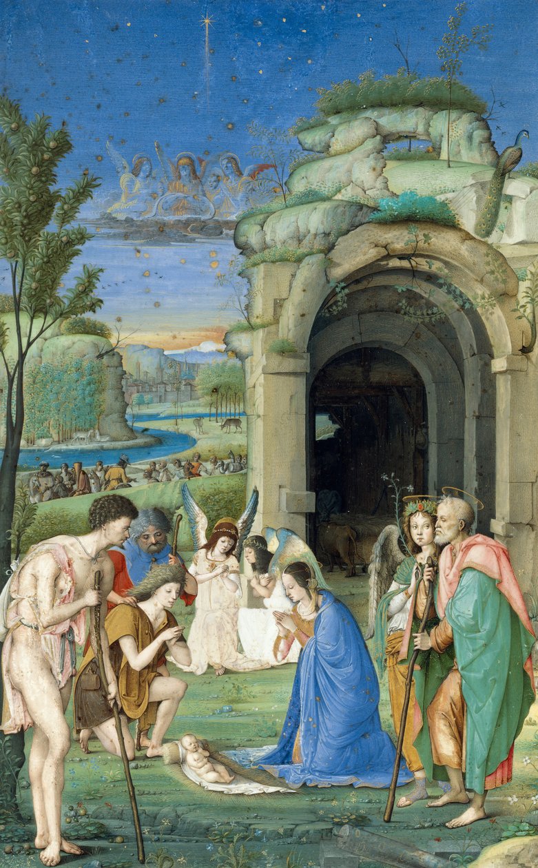 Çobanların Hayranlığı, yak. 1500. by Francesco Marmitta