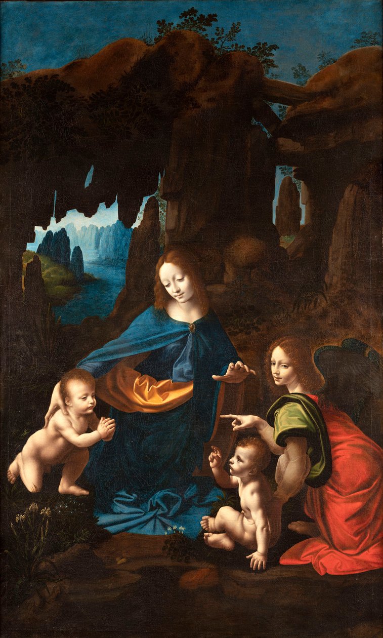 Borghetto Kayalarının Bakiresi, yaklaşık 1518-1520. by Francesco Melzi