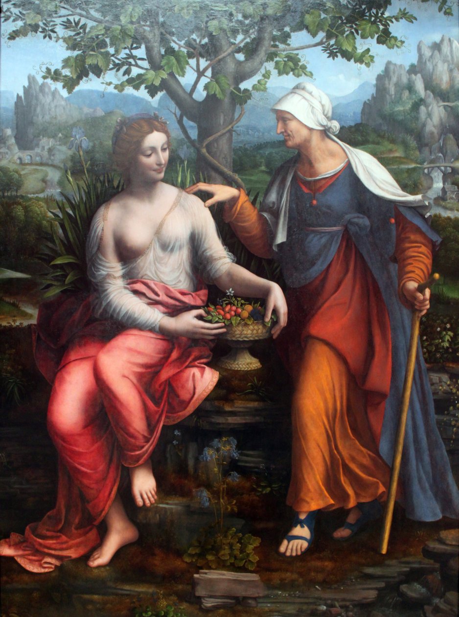 Vertumnus ve Pomona by Francesco Melzi