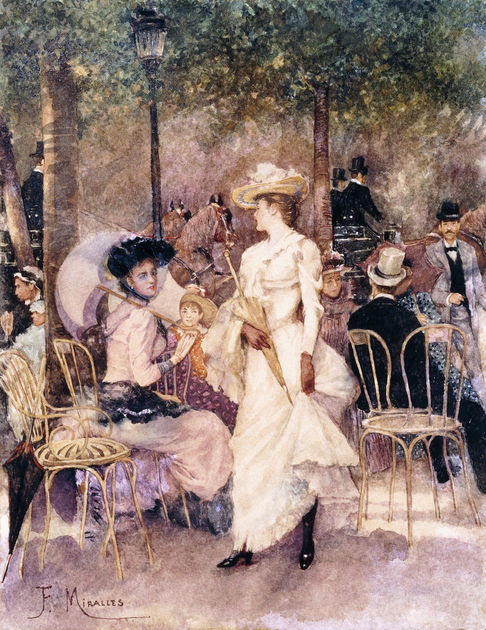 Parktaki Figürler, by Francesco Miralles Galaup