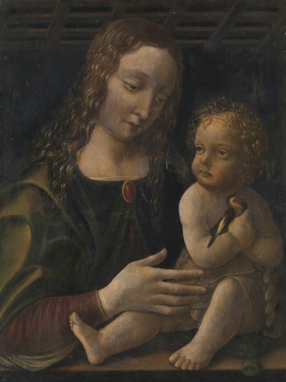 bakire ve çocuk by Francesco Napoletano (attributed to)