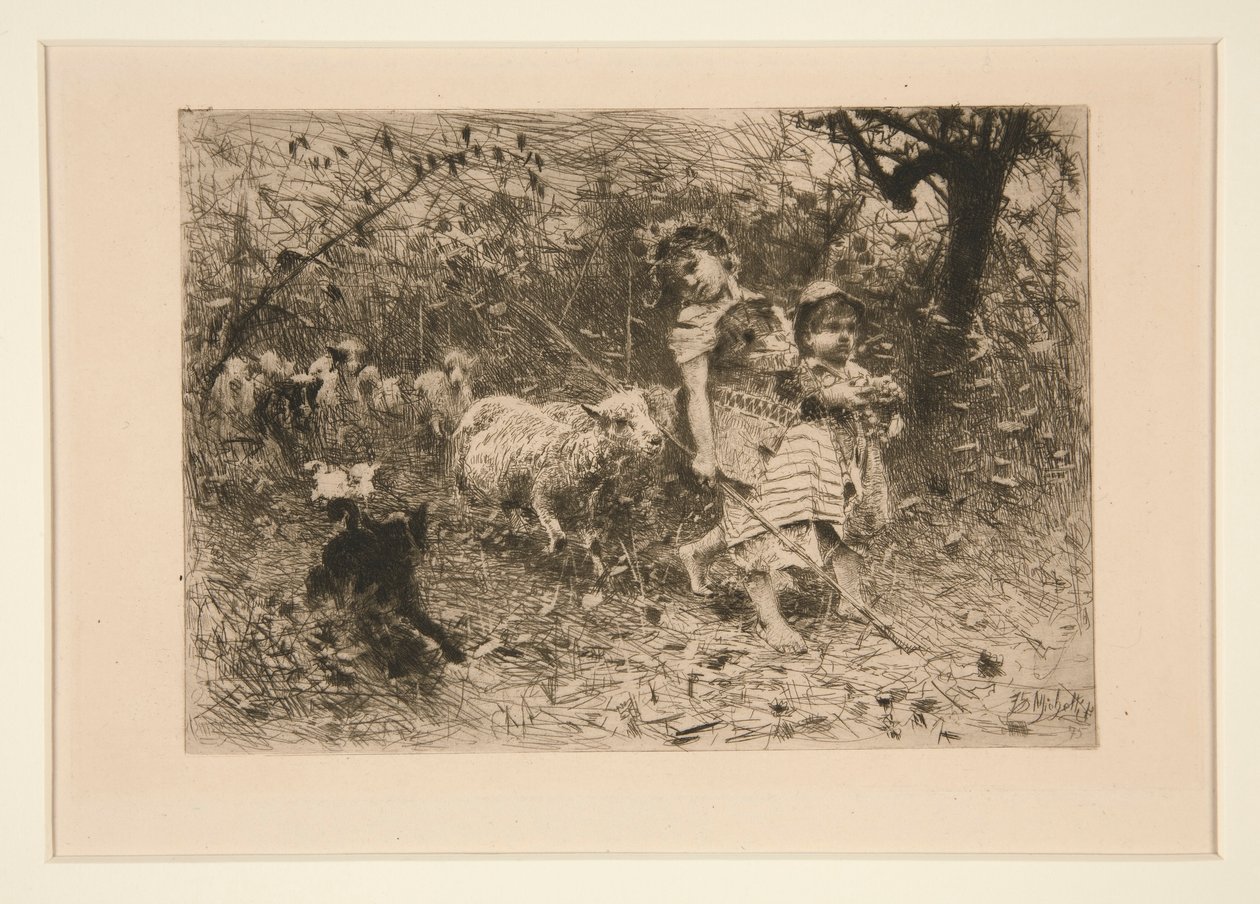 Koyunlu Çocuklar by Francesco Paolo Michetti