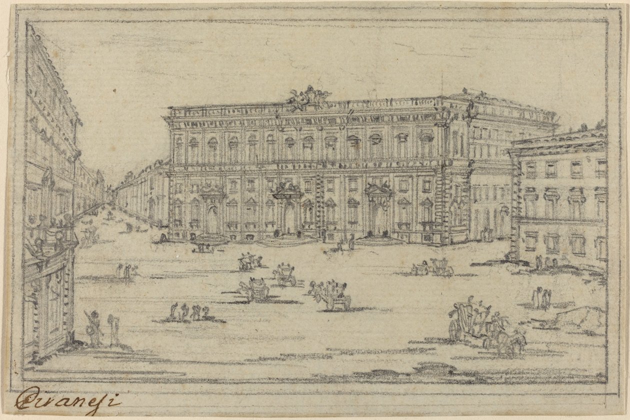 Palazzo della Consultà by Francesco Piranesi