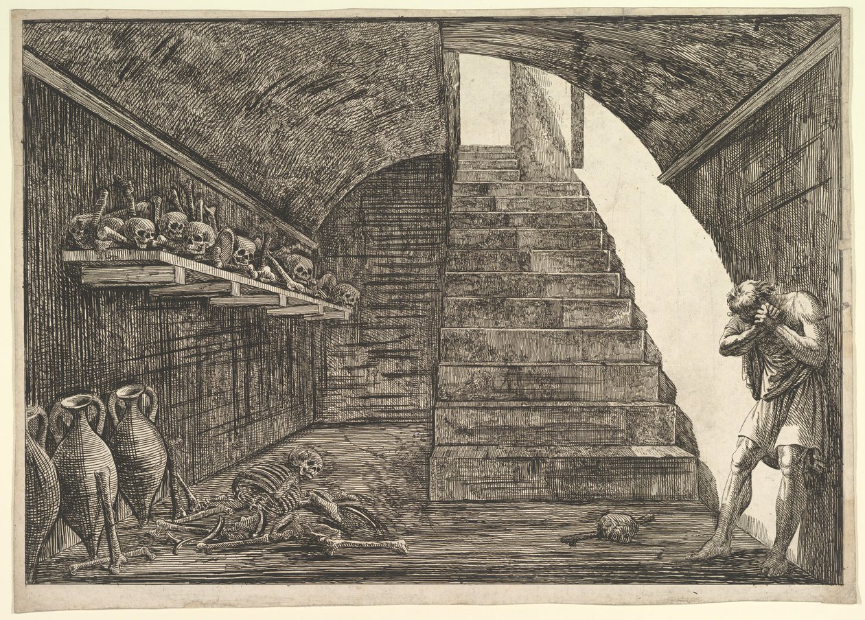 Hapishane Sahnesi.n.d. by Francesco Piranesi
