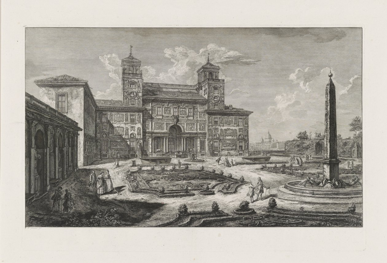 Villa Medici by Francesco Piranesi