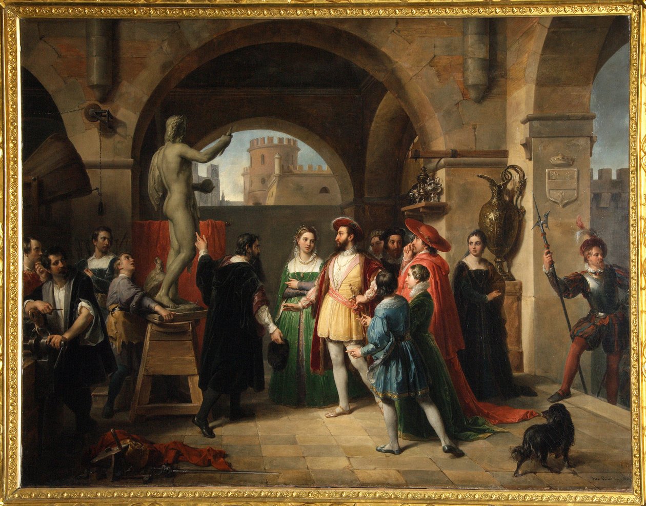 Francis I, Benvenuto Cellini