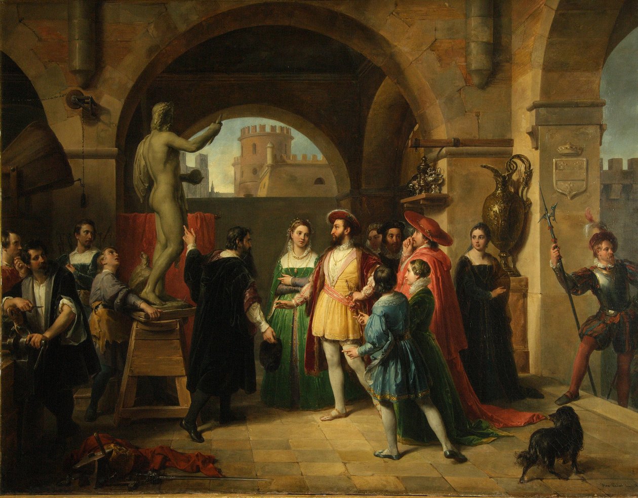 Francis I, Benvenuto Cellini