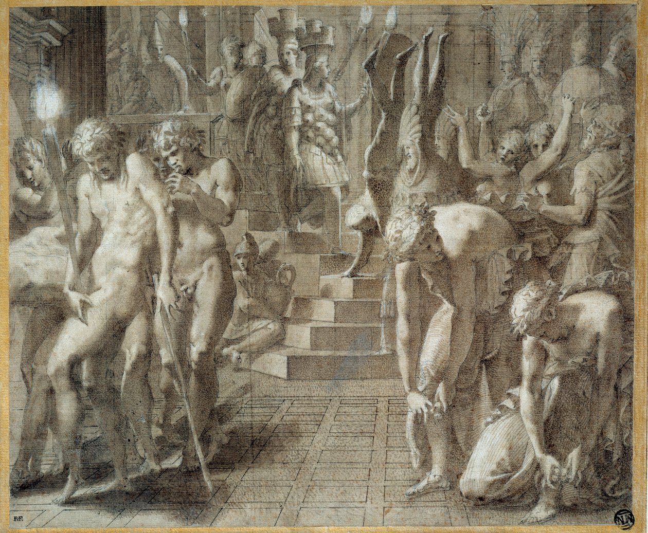 Persepolis Maskeli Balosu. Primatice olarak bilinen Francesco Primaticcio