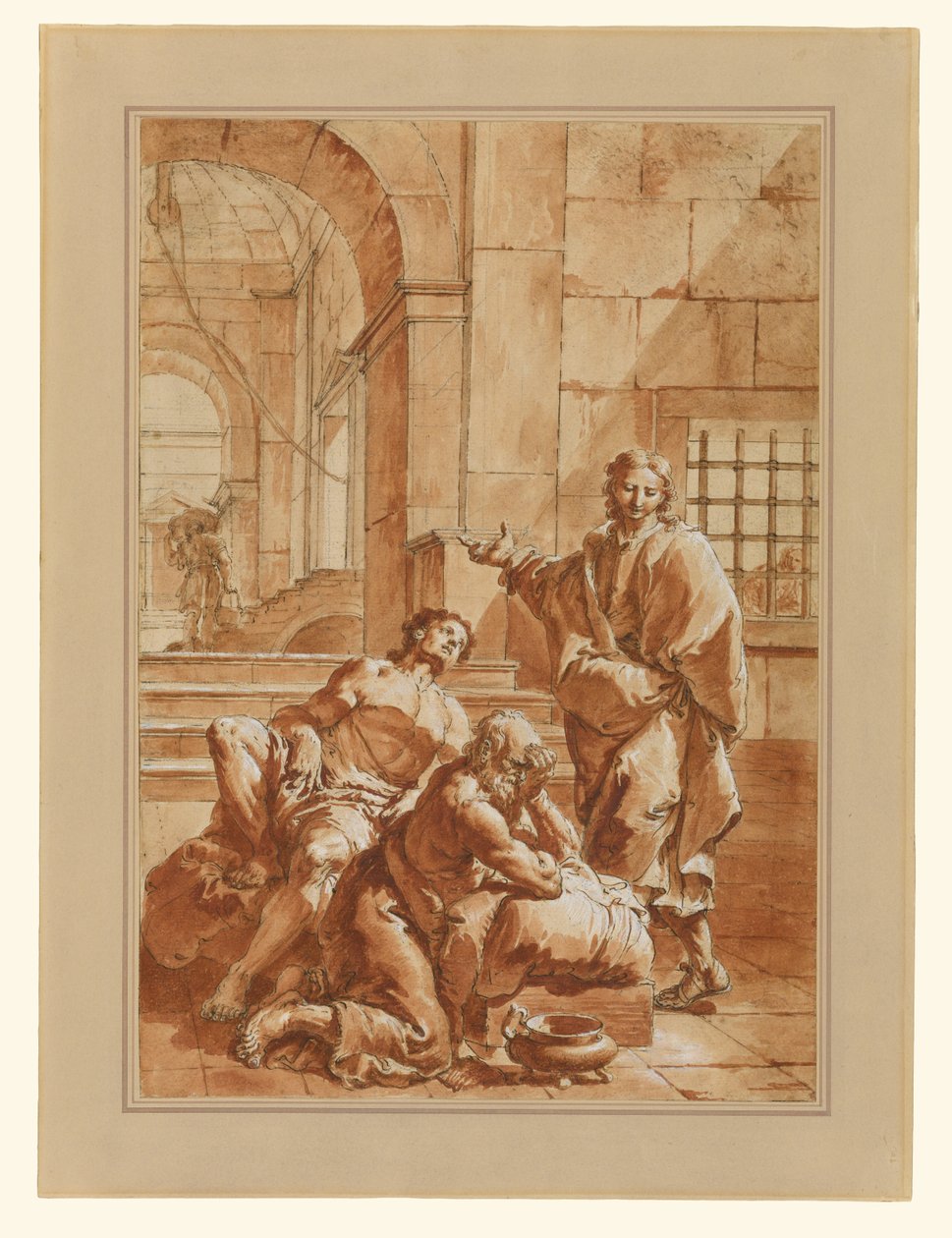 Yusuf Tutsak Arkadaşlarının Rüyalarını Yorumluyor by Francesco Salvator Fontebasso