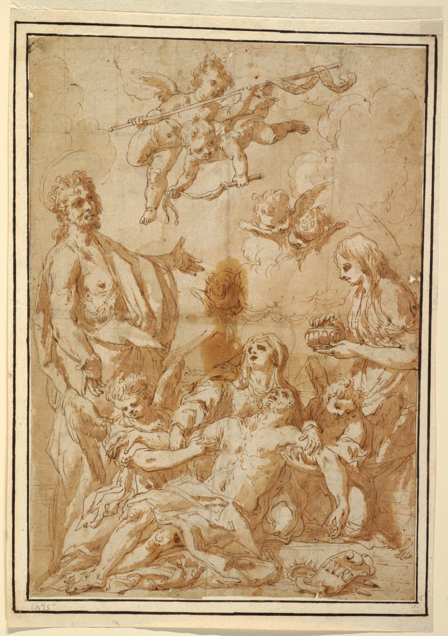 İsa üzerinde ağıt by Francesco Saverio Mergolo