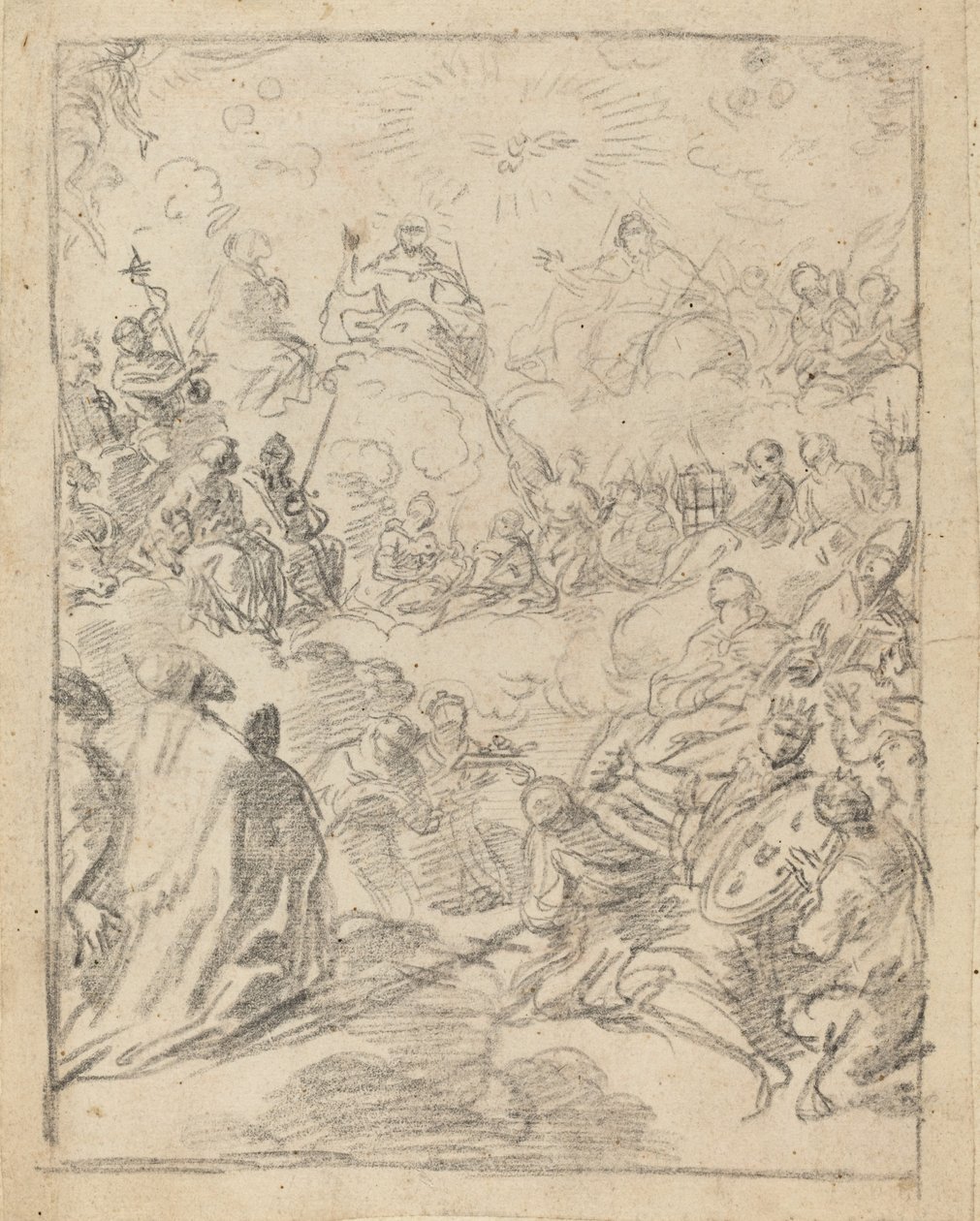 Üçlü Birliğin Zaferi (Gloria) by Francesco Solimena