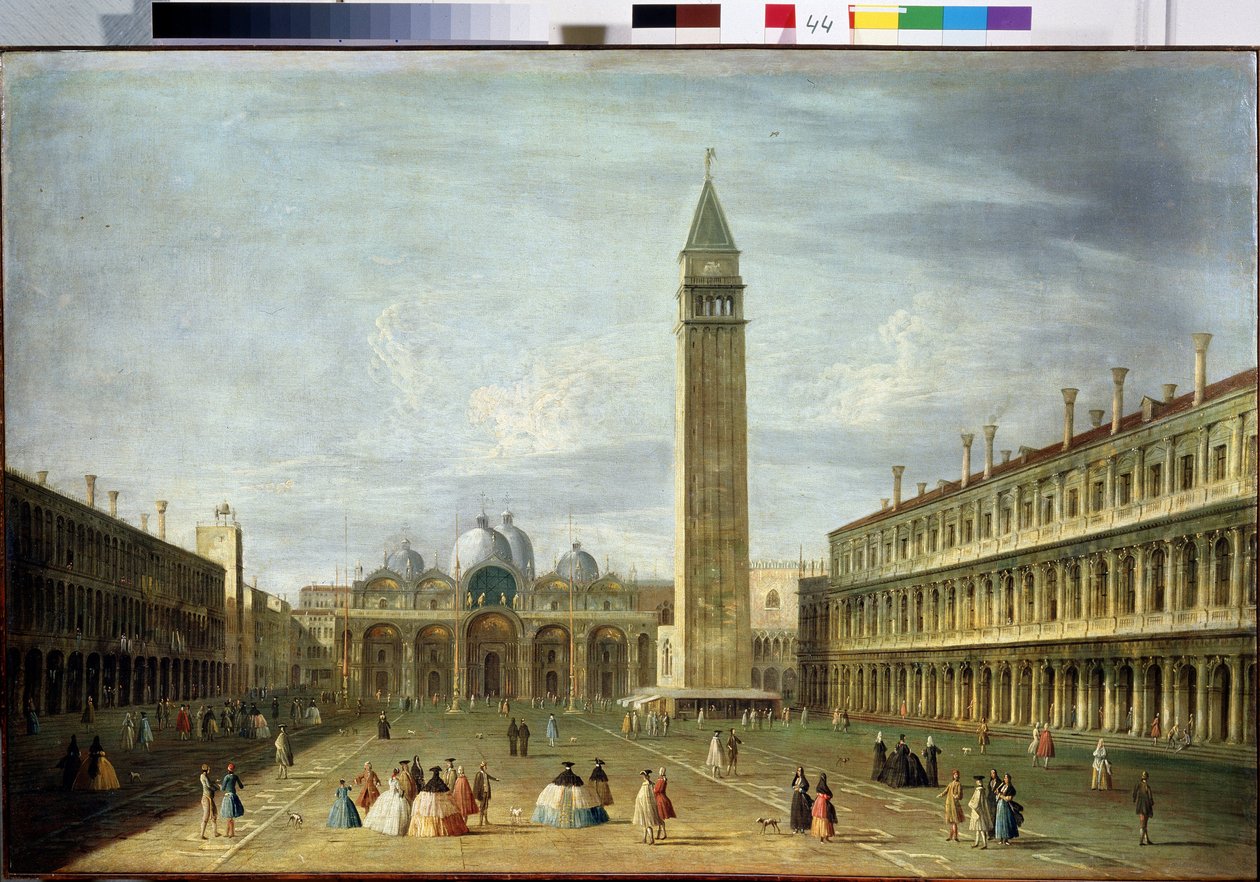 San Marco Bazilikası ve Campanile ile Venedik