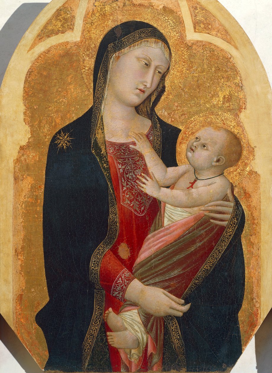 Çocuklu Madonna, Francesco Traini (aktif 1321-1365) by Francesco Traini