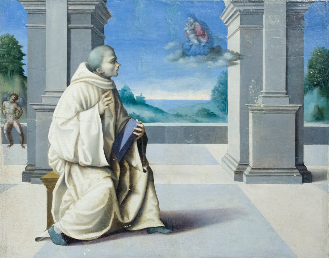 Clairvaux'lu Aziz Bernard'ın Vizyonu by Francesco Ubertini Verdi Bachiacca