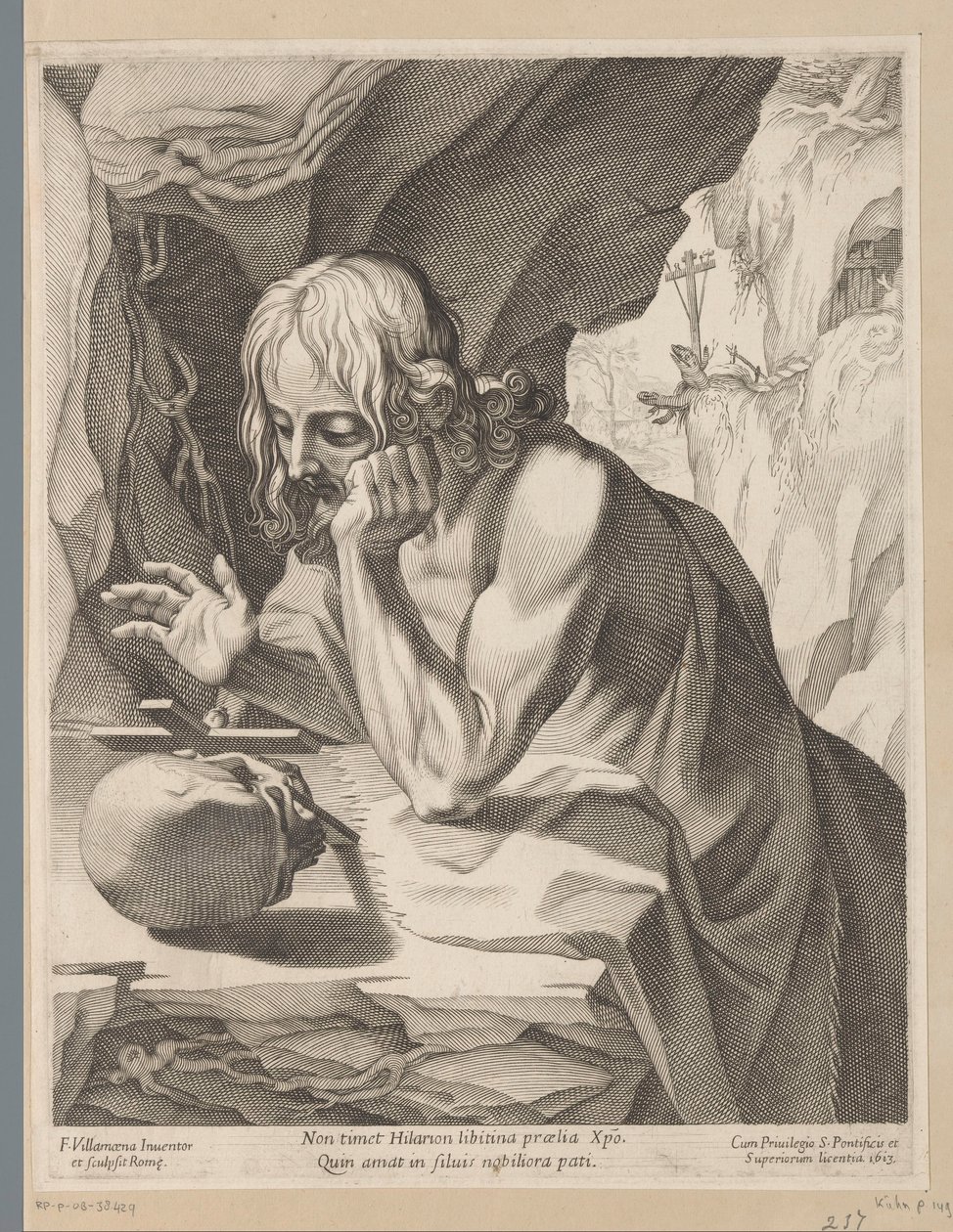 Aziz Hilarion by Francesco Villamena