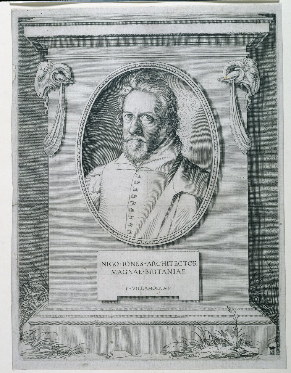 Inigo Jones (gravür) by Francesco Villamena