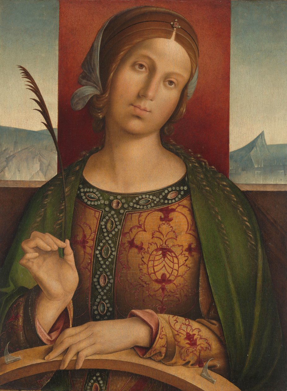 İskenderiye Aziz Catherine by Francesco Zaganelli di Bosio (attributed to)