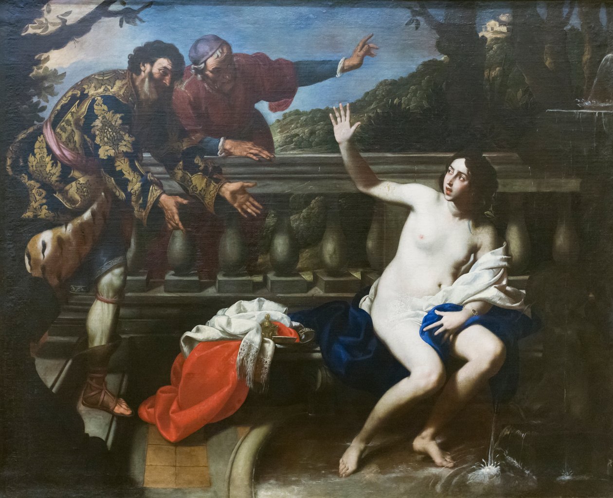 Susanna ve yaşlılar by Francesco de (c.1600 54) Rosa