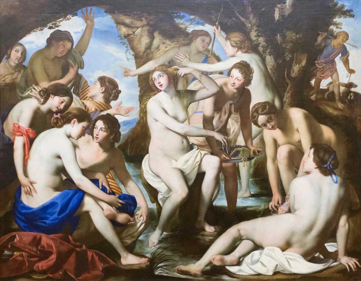 Diana'nın banyosu by Francesco de (c.1600 54) Rosa