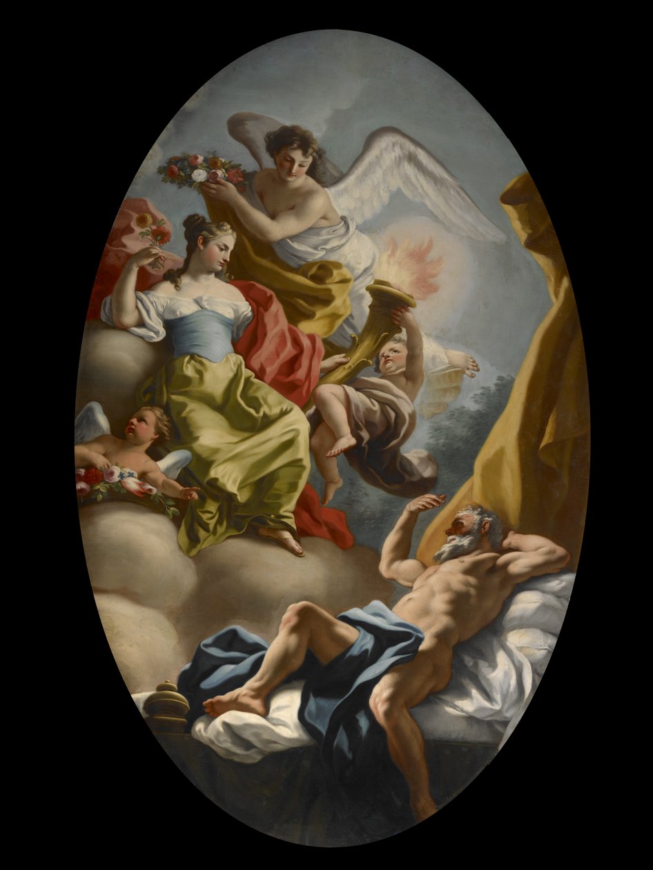 Bilgelik ve Gerçeğin Alegorisi, c.1750 by Francesco de Mura