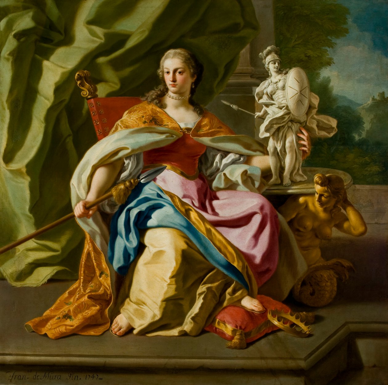 Malta düzeninin asaletinin alegorisi, 1747. by Francesco de Mura