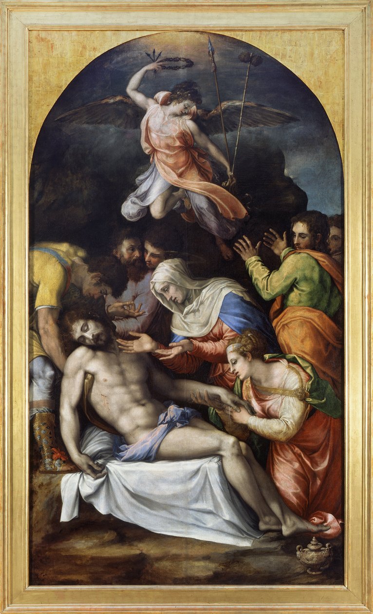 Ölü İsa üzerine ağıt by Francesco de Rossi Salviati