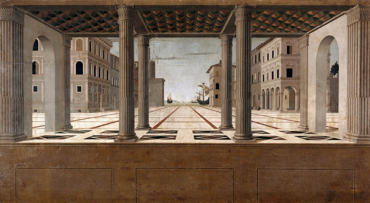 Mimari Veduta, c. 1490 by Francesco di Giorgio Martini